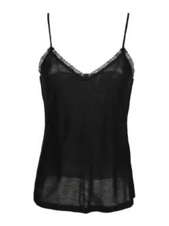 Liabel Canotta in pizzo spalline sottili