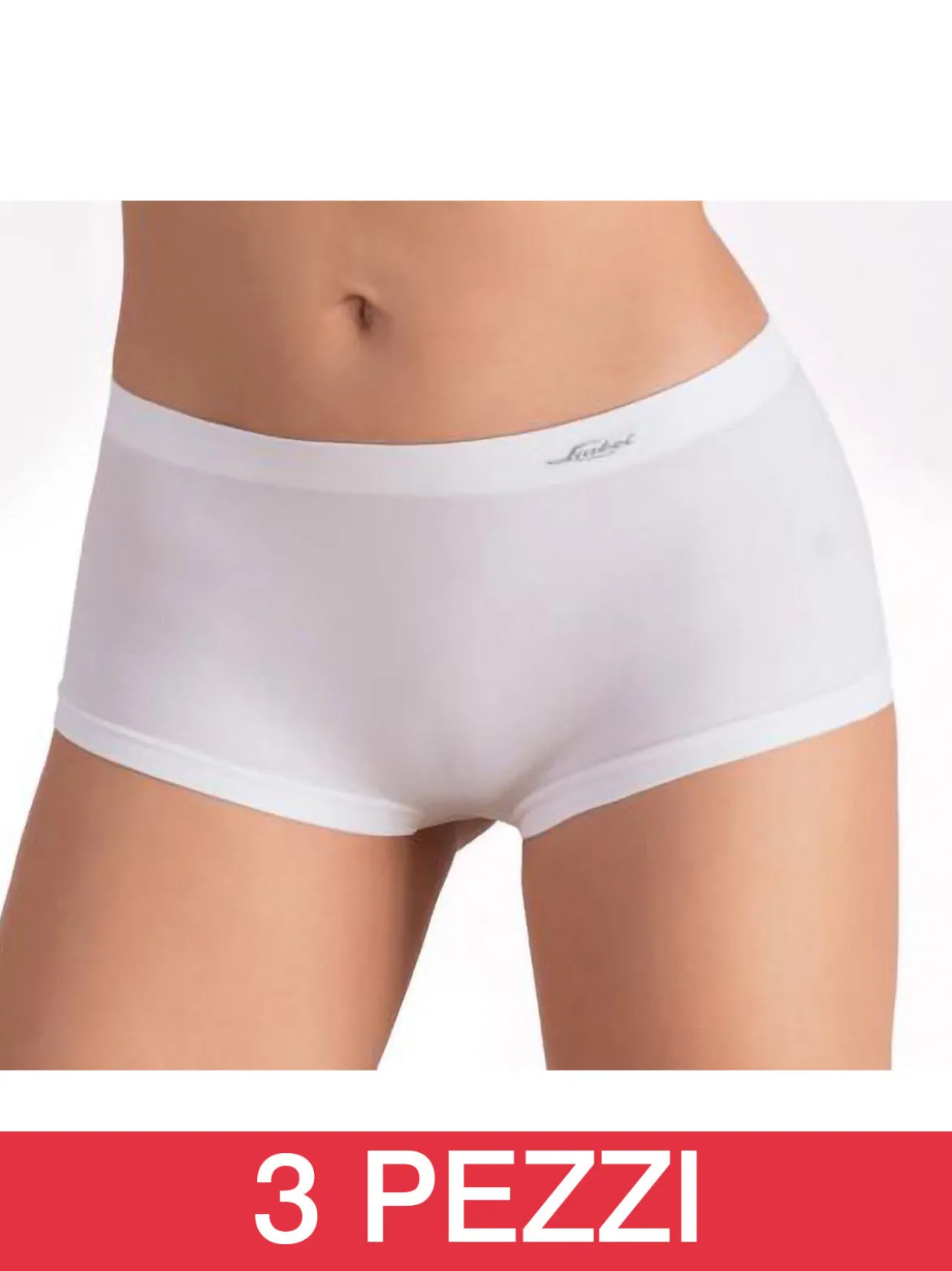 Liabel Confezione da 3 pezzi boxerino donna in microfibra - bianco