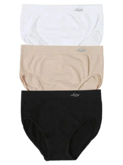 Liabel Confezione da 3 slip donna a vita alta in microfibra - assortito