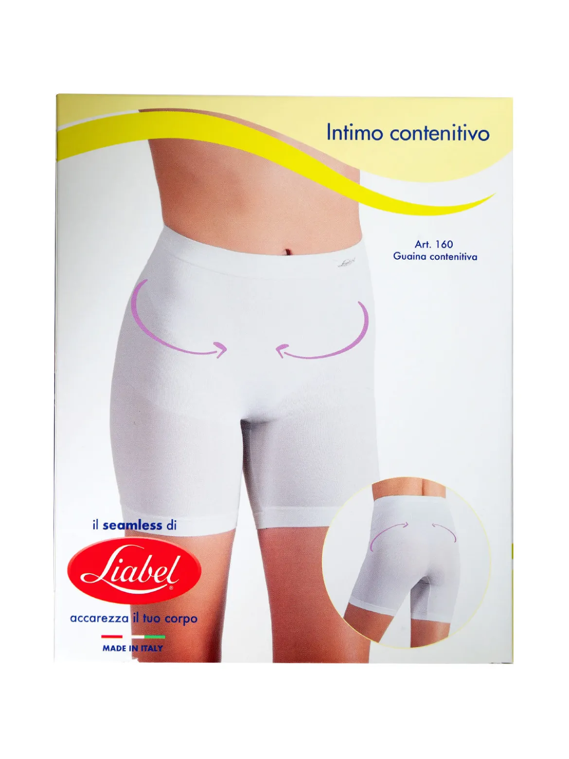 Liabel Guaina contenitiva da donna in microfibra - nudo