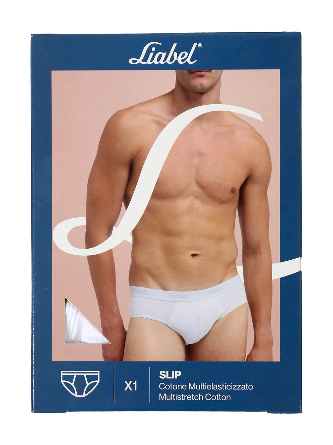 Liabel Slip uomo in cotone elasticizzato - bianco