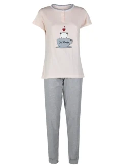 Linea Ambro Pigiama corto da donna con doppio pantalone