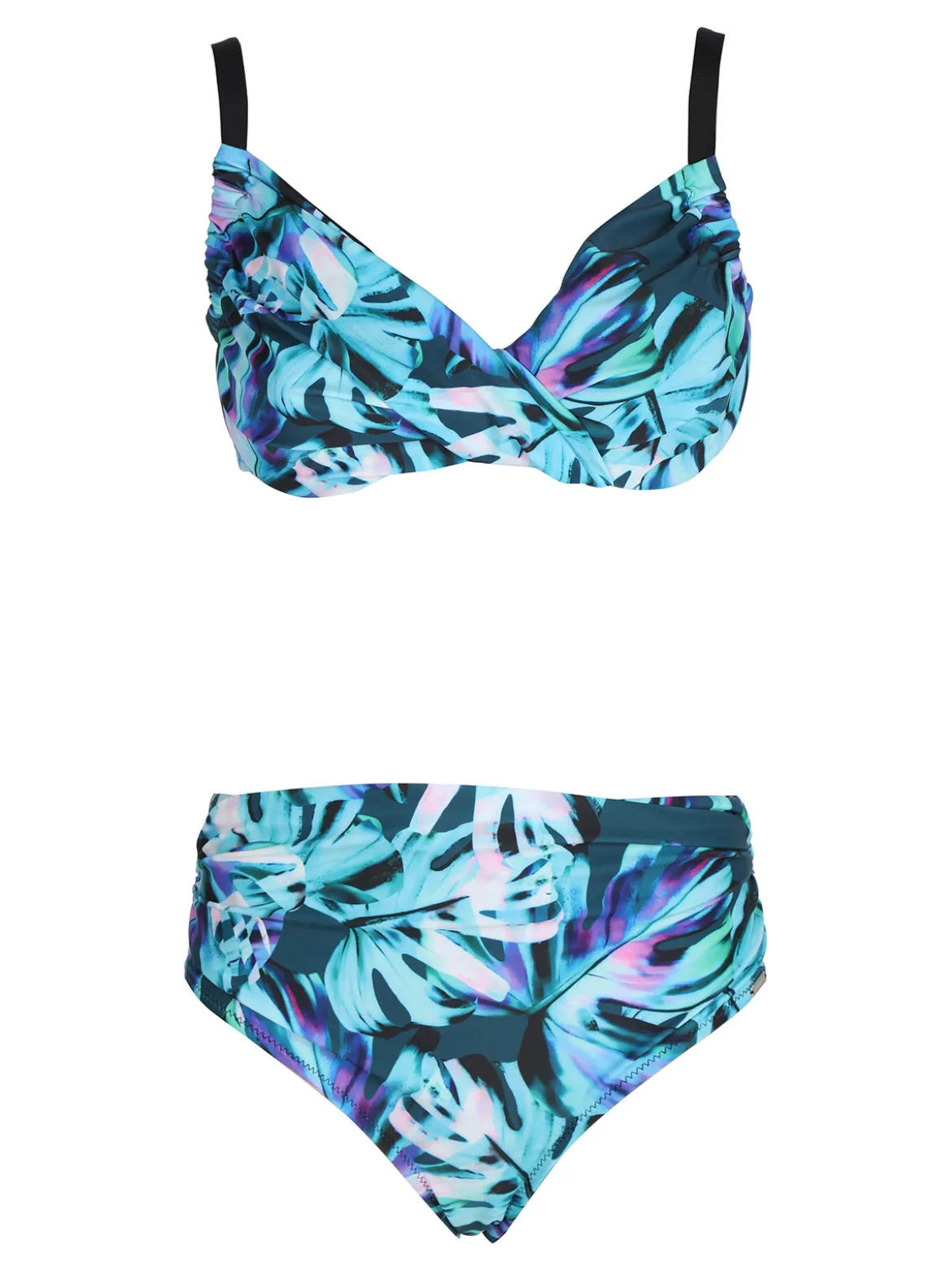 Linea Sprint Bikini donna floreale a vita alta