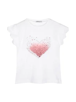 Lollitop Completo 3 pezzi da bambina con giacchino in ecopelle e gonna in tulle