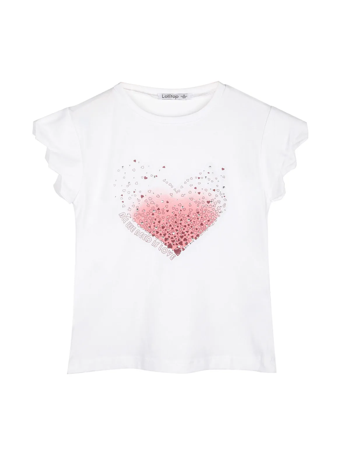 Lollitop Completo 3 pezzi da bambina con giacchino in ecopelle e gonna in tulle