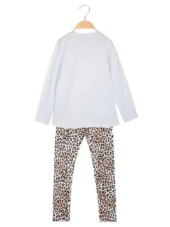 Lollitop Completo 2 pezzi da bambina con leggings maculati