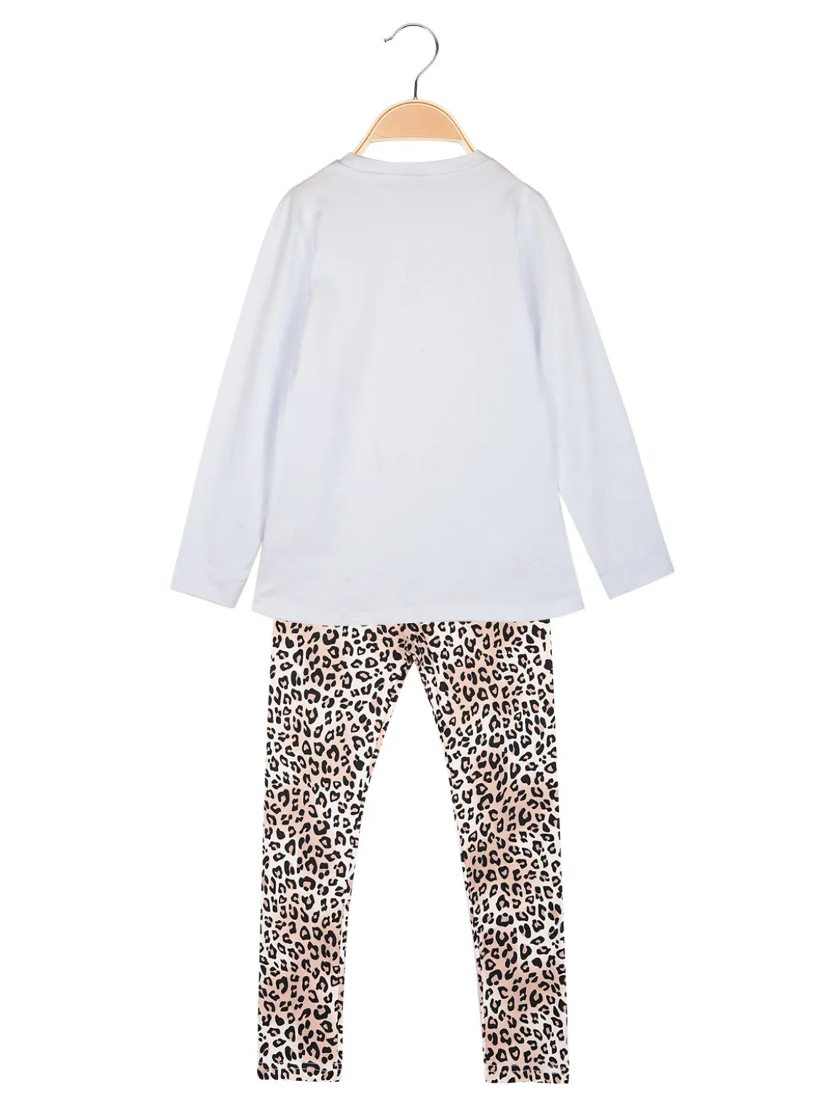 Lollitop Completo 2 pezzi da bambina con leggings maculati