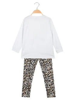 Lollitop Completo 2 pezzi da ragazza con leggings maculati