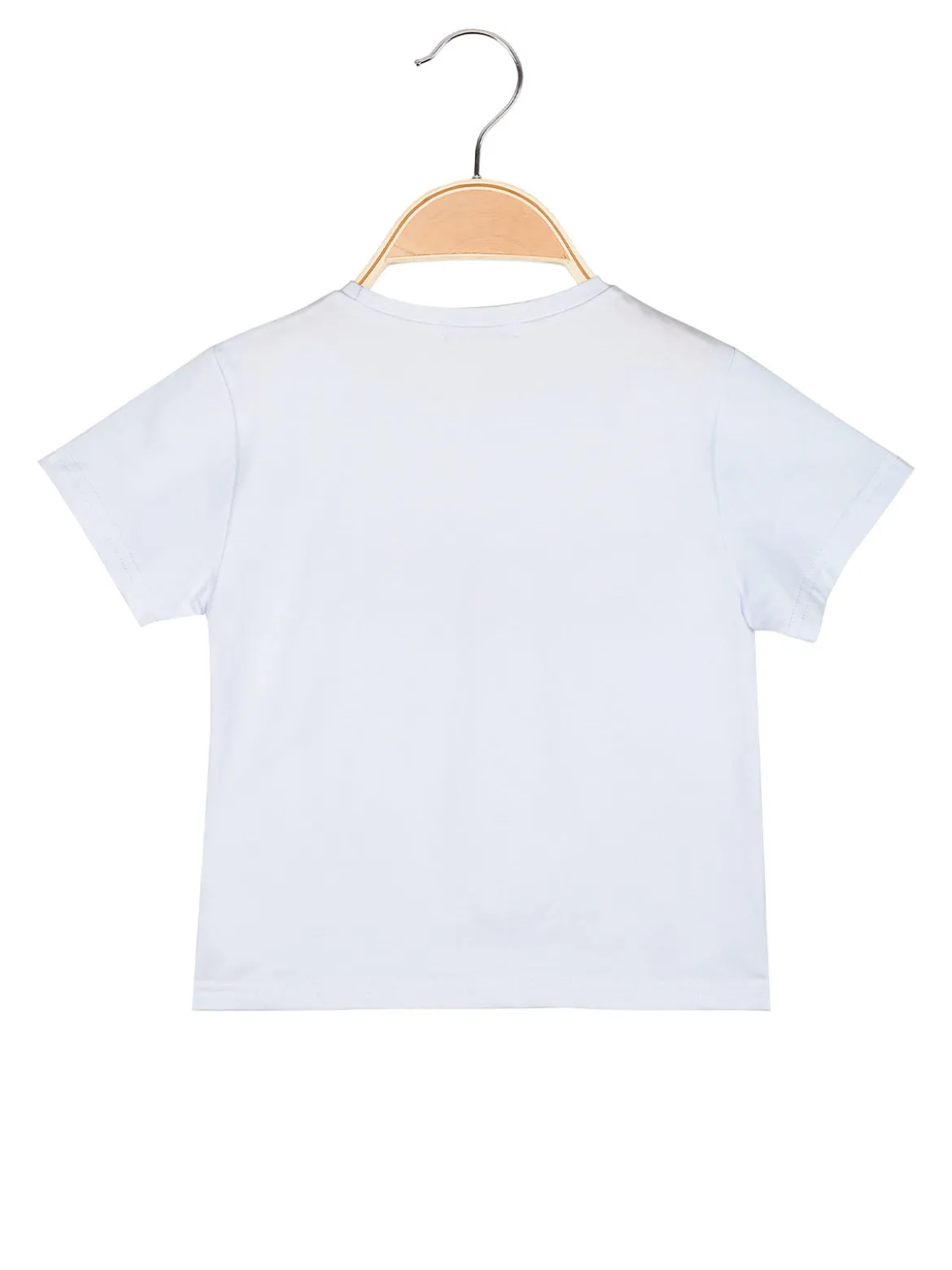 Lollitop T-shirt cropped da bambina con scritta di strass