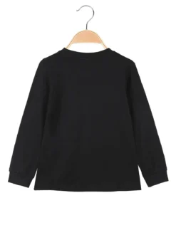Lollitop T-shirt da ragazza a maniche lunghe - nero