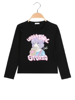 Lollitop T-shirt manica lunga da bambina con stampe