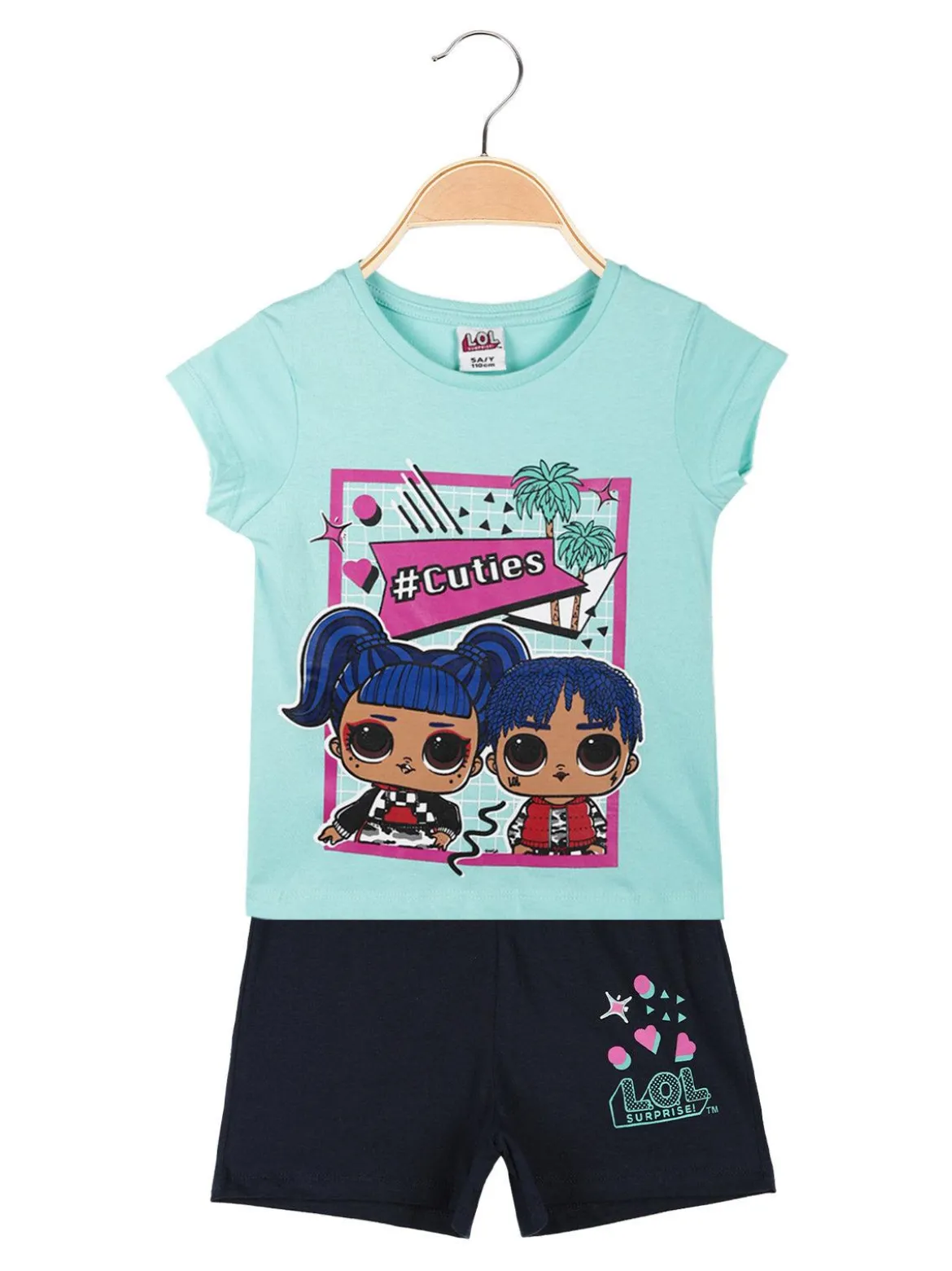 Lol Surprise! Completo corto bambina con stampa