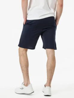 Lonsdale Bermuda sportivi da uomo con logo e coulisse - blu scuro