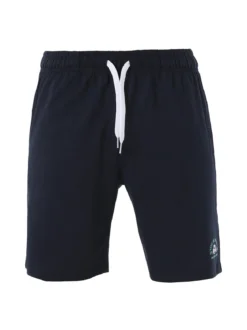 Lonsdale Bermuda sportivi da uomo con logo e coulisse - blu scuro