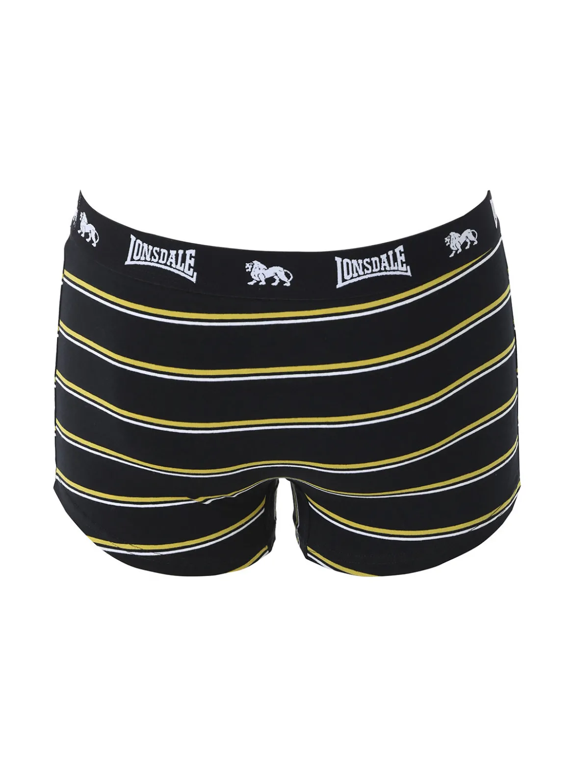 Lonsdale Boxer da uomo in cotone a righe - nero