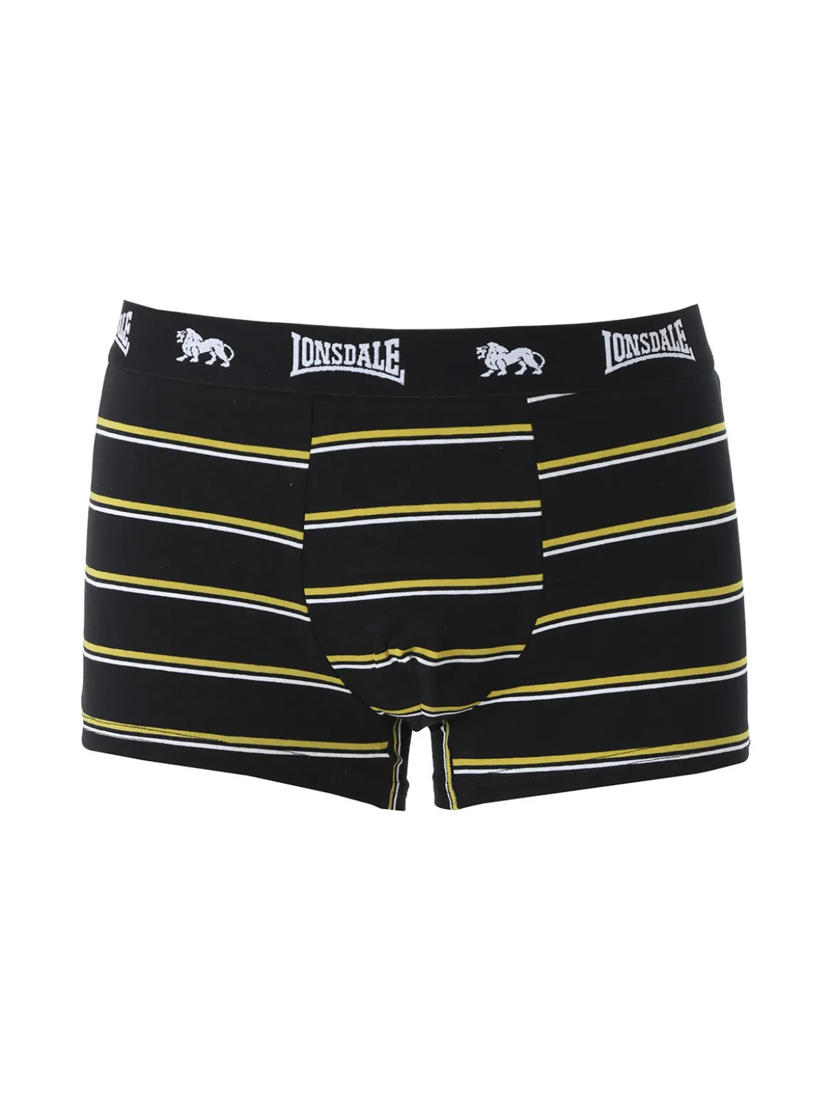 Lonsdale Boxer da uomo in cotone a righe - nero