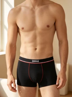 Lonsdale Boxer da uomo in cotone - nero
