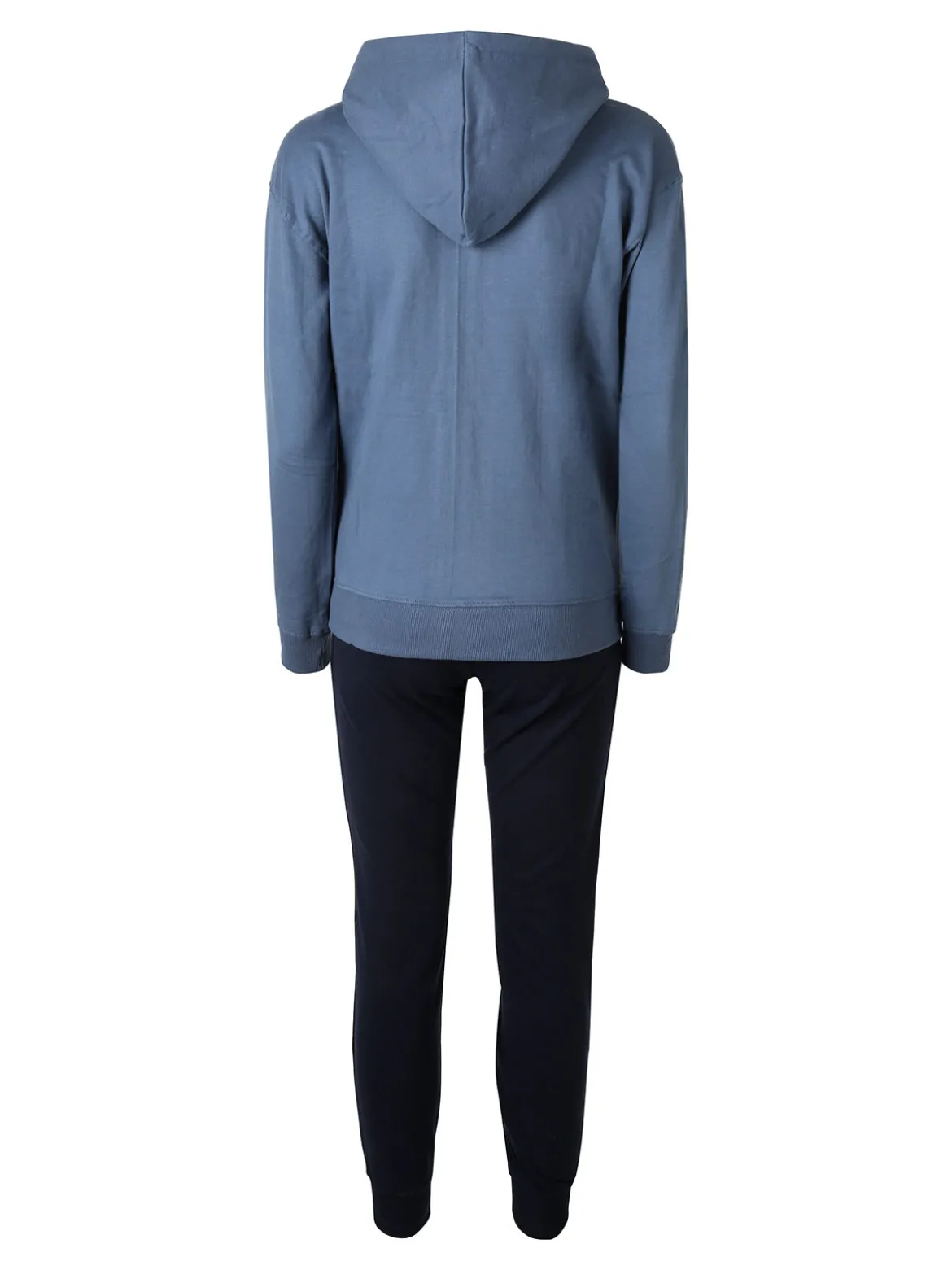 Lonsdale Completo tuta donna 2 pezzi full zip con cappuccio - cielo