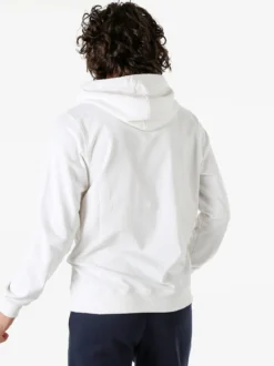 Lonsdale Felpa da uomo con cappuccio e logo - bianco