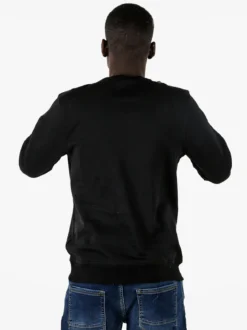 Lonsdale Felpa girocollo da uomo con logo - nero