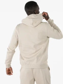Lonsdale Felpa sportiva da uomo con cappuccio e logo - beige