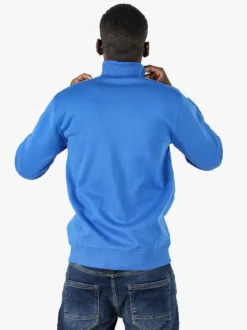 Lonsdale Felpa sportiva da uomo con zip intera - blu