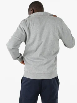 Lonsdale Felpa sportiva da uomo con zip intera - grigio