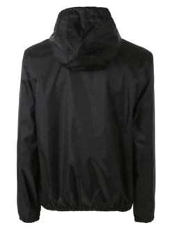 Lonsdale Giacca a vento con cappuccio e zip - nero