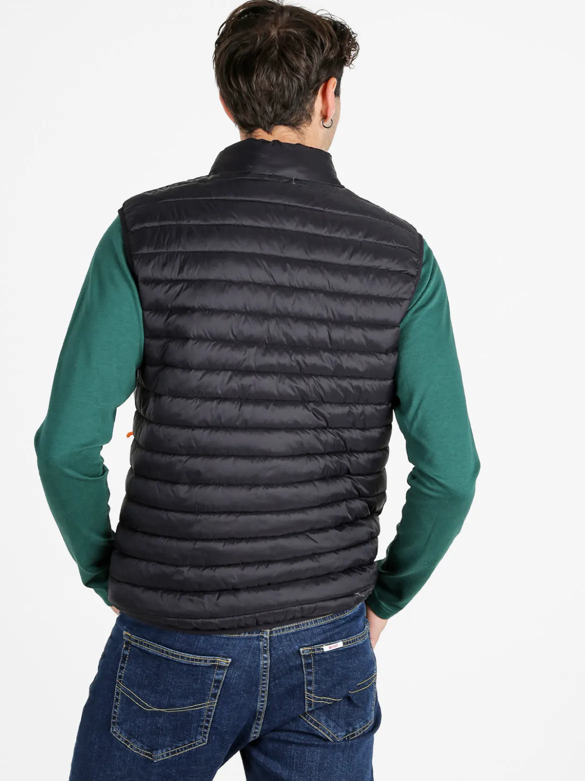 Lonsdale Gilet da uomo imbottito - nero
