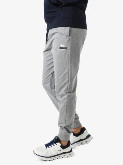 Lonsdale Pantaloni sportivi da uomo con coulisse e polsini - grigio