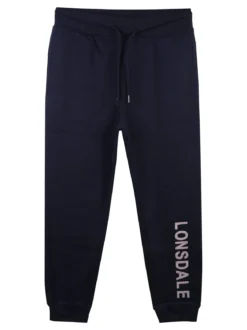 Lonsdale Pantaloni tuta da ragazza felpati con scritta