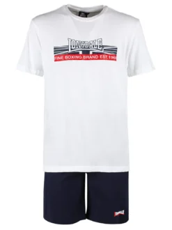 Lonsdale Pigiama corto da uomo in cotone