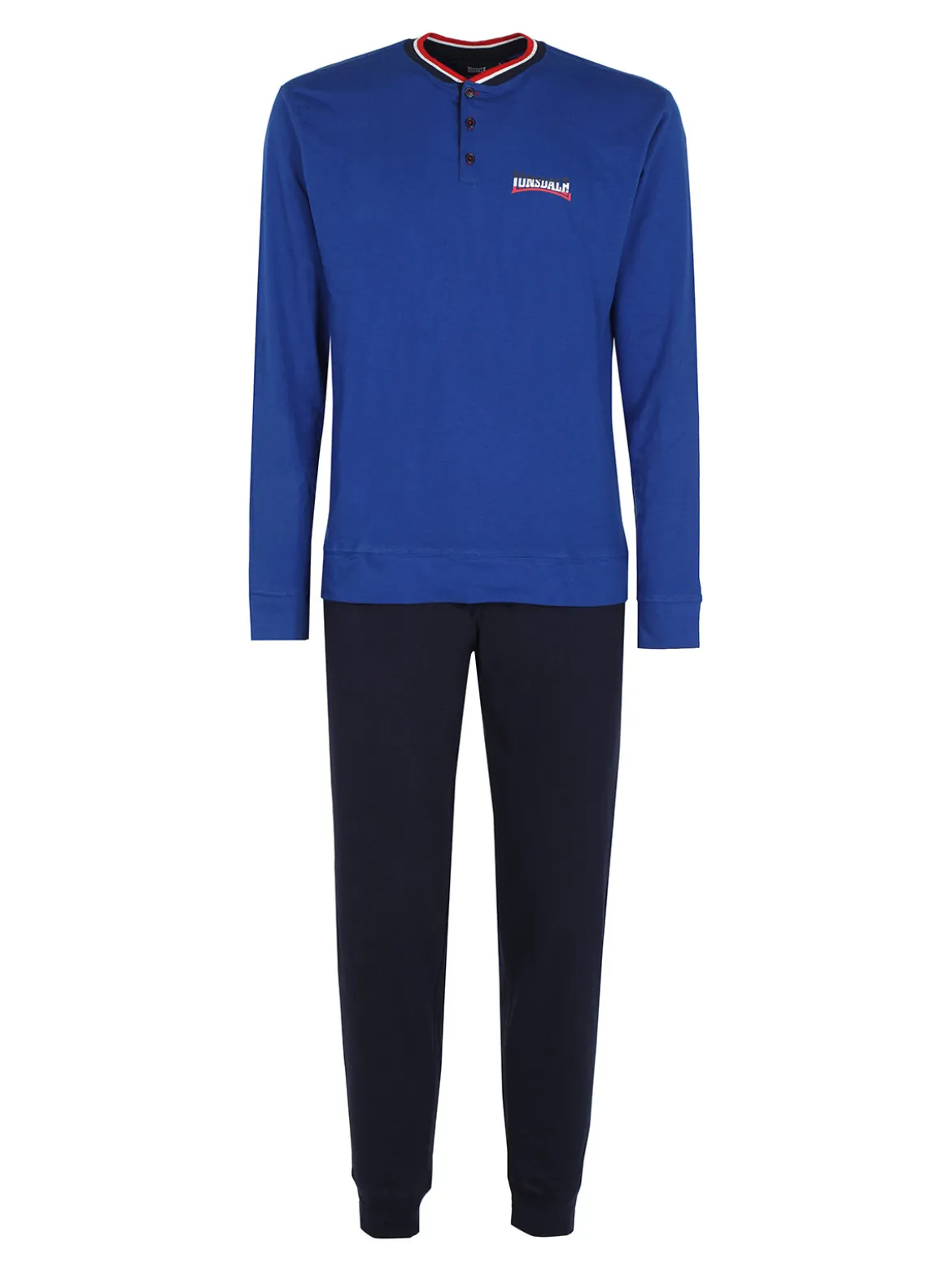 Lonsdale Pigiama lungo da uomo in cotone