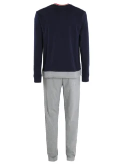 Lonsdale Pigiama lungo da uomo in cotone