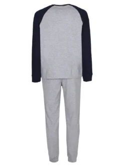 Lonsdale Pigiama lungo da uomo in cotone