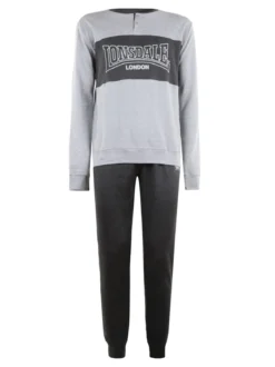 Lonsdale Pigiama lungo da uomo in cotone