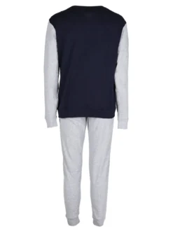 Lonsdale Pigiama lungo da uomo in cotone interlock