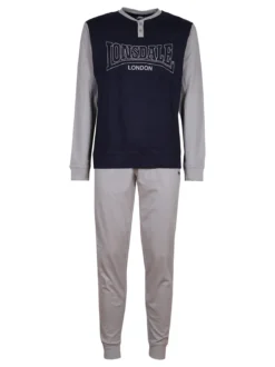 Lonsdale Pigiama lungo in cotone uomo