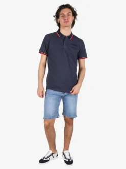 Lonsdale Polo da uomo a maniche corte con taschino