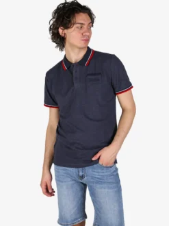Lonsdale Polo da uomo a maniche corte con taschino