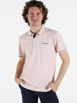 Lonsdale Polo da uomo in cotone a maniche corte