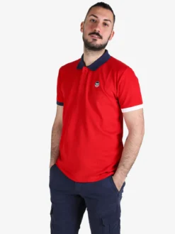 Lonsdale Polo da uomo in cotone a maniche corte