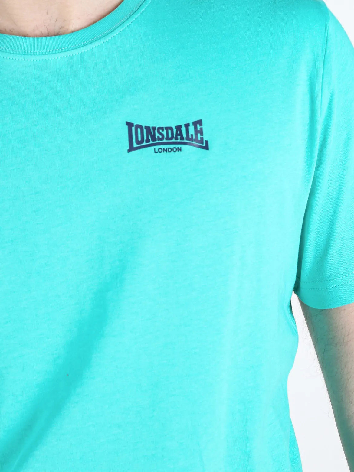 Lonsdale T-shirt da uomo in cotone con logo