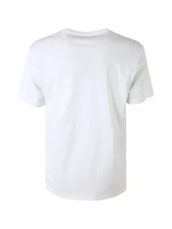 Lonsdale T-shirt da uomo in cotone con logo - bianco