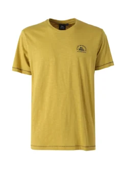 Lonsdale T-shirt da uomo in cotone - giallo