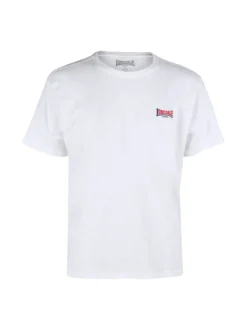 Lonsdale T-shirt girocollo da uomo in cotone con logo