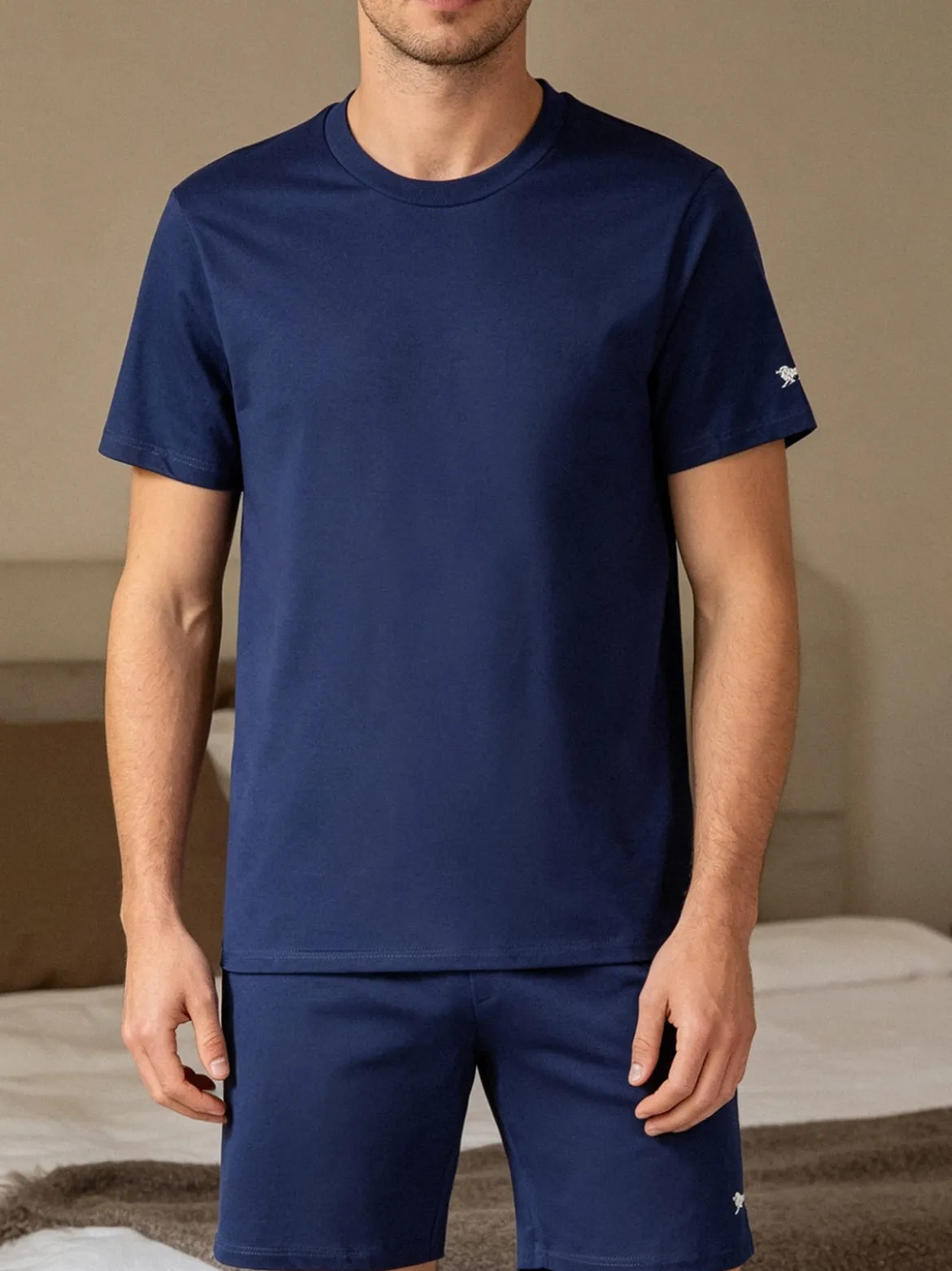Lonsdale T-shirt intima da uomo girocollo in cotone