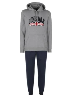 Lonsdale Tuta da uomo 2 pezzi con cappuccio