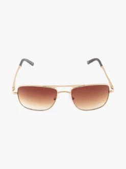 Looks Style Occhiali da sole aviatore da uomo - oro