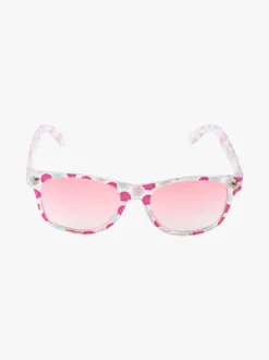 Looks Style Occhiali da sole da bambina con disegni - rosa